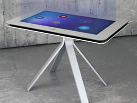 Multitouchtable Infotainment Touchscreen Besuchermagnet interaktive Kommunikationslösungen Aufmerksamkeit erlbenisreich emotion emotionalisieren Spass Fantainment Eventgame Einkaufszentrum EyeCatcher Messe Promotion Sponsoring