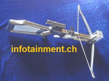 Armbrust, Laser-Armbrust, TargetGame, Hightech Crossbow, swissness, swissmade, präzis