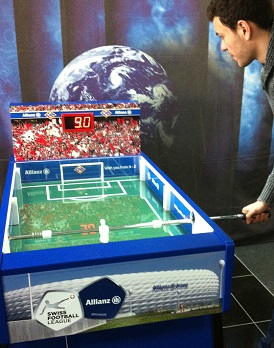 SpeedKicker, Fantainment Fussball-Simulator, Radarmessung, Km/H Tischkicker, VIP-Game SpeedKicker, Fantainment Fussball-Simulator, Radarmessung, Km/H Tischkicker, VIP-Game